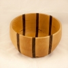 Peter Courtney's hard maple and walnut segmented bowl.